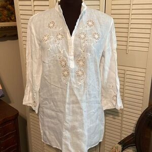 Edward Irish linen tunic